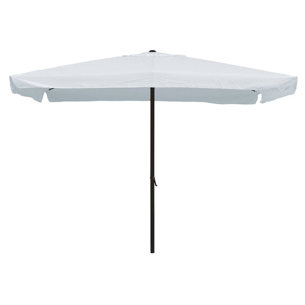 online Parasol Rectangulaire 2x3m Structure Acier pour Jardin Extérieur Blanc