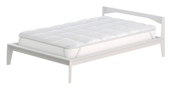 Topper Trapuntato 300 gr/mq con Elastici Fancy Bianco Varie Misure prezzo