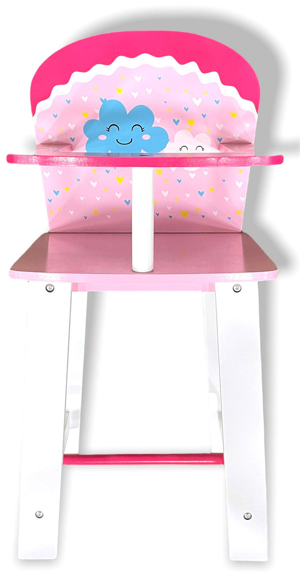 prezzo Chaise haute pour poupée 26x21x54,5 cm en bois