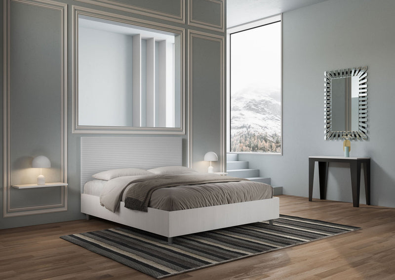 Letto Matrimoniale Level Bianco Varie Misure