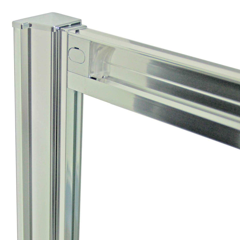 Porta Parete Doccia 2 Ante Battenti In Cristallo Trasparente 6mm H198 Fosterberg Aalborg Varie Misure