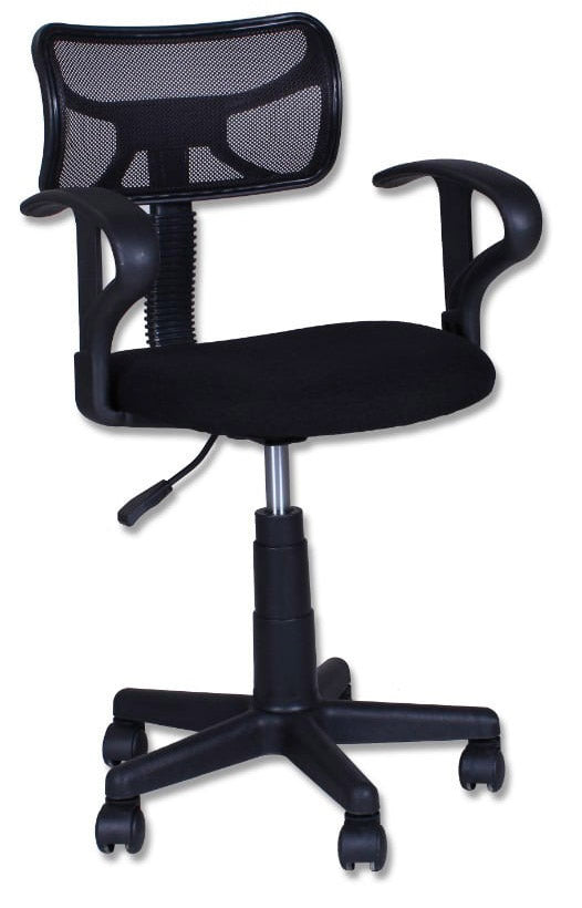 acquista Chaise Operative Armchair en tissu noir Vandi