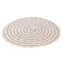 Set 6 Tovagliette Ø38 cm  in Paglia e Carta VdE Tivoli 1996 Spiral