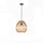 Lampada a Sospensione 35x35xH150 cm in Metallo Jaula Ottone Lucido
