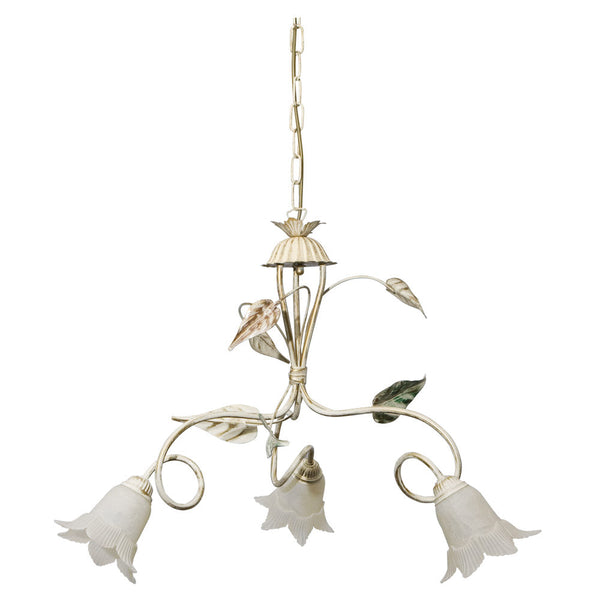 prezzo Lustre 3xE14 Antique Straw Glass E-Energy Arianna