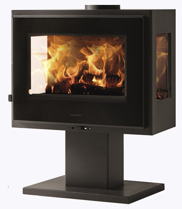 acquista Poêle à bois 5,9 kW 79,7x63,9x40 cm Atlantic 3V Noir