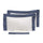 Parure de Draps et Taies d'Oreiller Bords en Satin Garrini Eveline Ivoire/Crevaccio Différentes Tailles