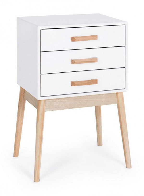 online Commode 3 Tiroirs Ordinary Blanc en Bois