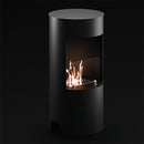 Camino a Bioetanolo da Pavimento Ø45x95 cm 2500W 1,2L Cortina Nero 
