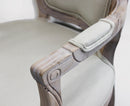Poltrona Charlene in Tessuto 55x51x100 h cm in Tessuto Bianco