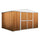 Jardinière en tôle d'acier porte-outils 360x260x212 cm Enaudi Legno