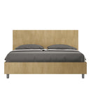 Letto Matrimoniale con Alzata Comoda Testata Dritta New Egos Quercia Varie Misure