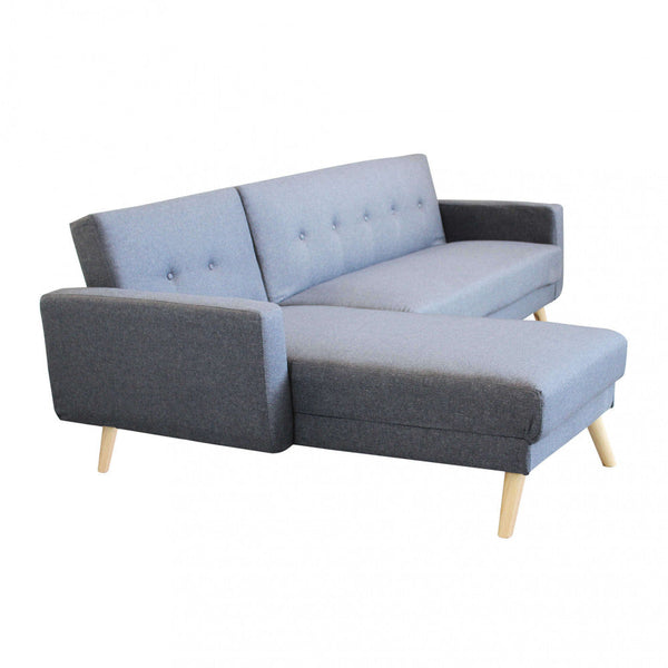 Canapé-lit Arthur 176x84x84 cm en tissu gris foncé acquista
