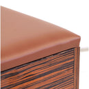 Scarpiera Panca 60x30x42 cm in Legno Melaminico Scuro