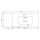 Mobile da Bagno sospeso Samoa 01C Laccato Rosso TFT