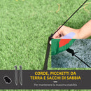 Albero di Natale Gonfiabile H245 cm con Luci LED Bianco