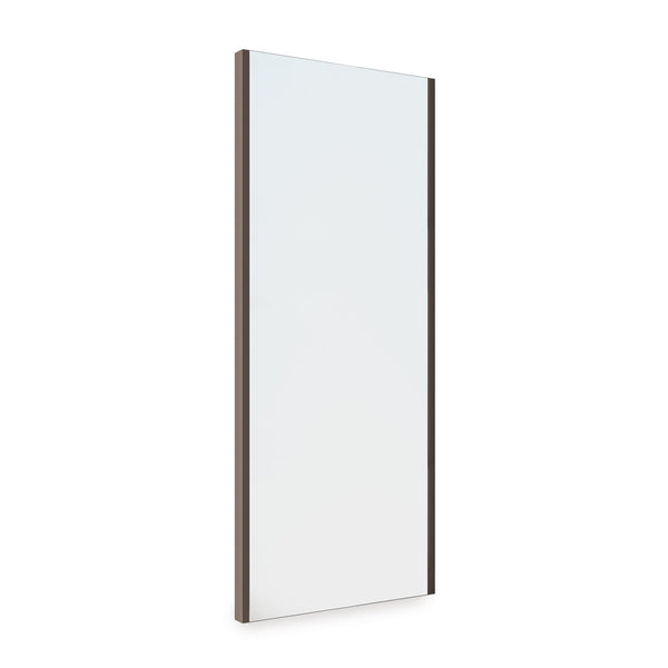 sconto Miroir coulissant pour armoire 34x100 cm Emuca Moka