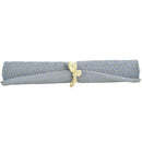 Tappeto Bagno Design Spigato 50x90 cm in Cotone Azzurro