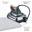 Asse da Stiro Star 114x36 cm con Supporto Universale e Copertura a 3 Strati      