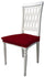Lot de 2 Housses de Chaise Stretch en Polyester Fashion Bordeaux