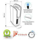 Asciugamani Elettrico con Fotocellula 1450W Vama X Dry Compact BF ABS Bianco