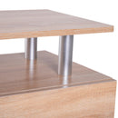 Scarpiera a 3 Ripiani e un Cassetto in Legno 70x35.5x99.5 cm 