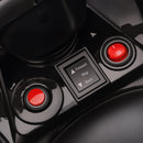 Quad Elettrico per Bambini ATV 6V Ricaricabile con Fari e Musica Rosso      