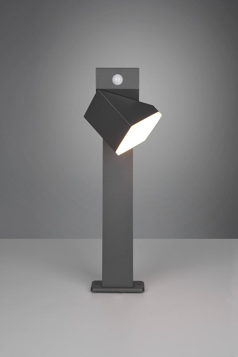 Lampada Palo da Esterno a LED SMD in Allumnio Pressofuso Antracite