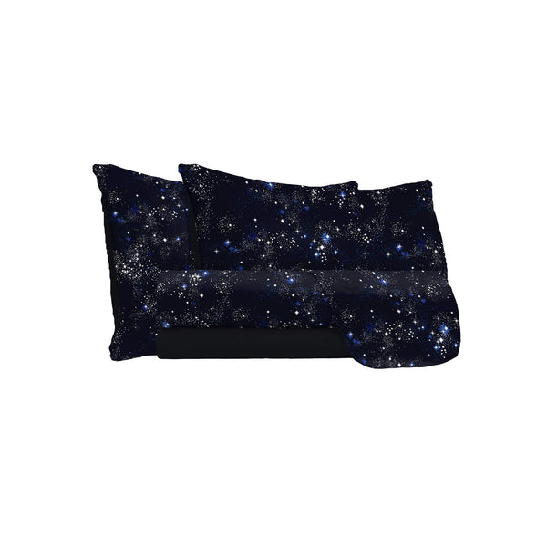 acquista Ensemble de draps avec impression dessus et dessous et taies d'oreiller Orione de différentes tailles