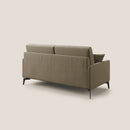 Divano 2 Posti 160x94x90 cm in Tessuto Marrone