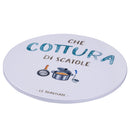 Sottopentola Tondo Ø20 cm in Ceramica VdE Tivoli 1996 Le Travisate Bianco