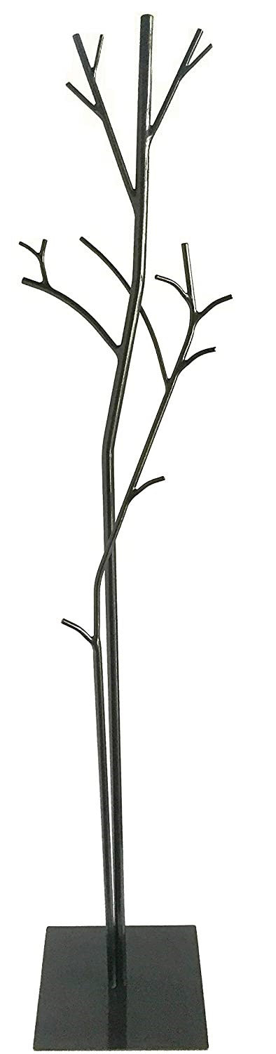 online Appendiabiti da Terra 33x33x178 cm in Ferro Battuto Vasconi Platano Grafite