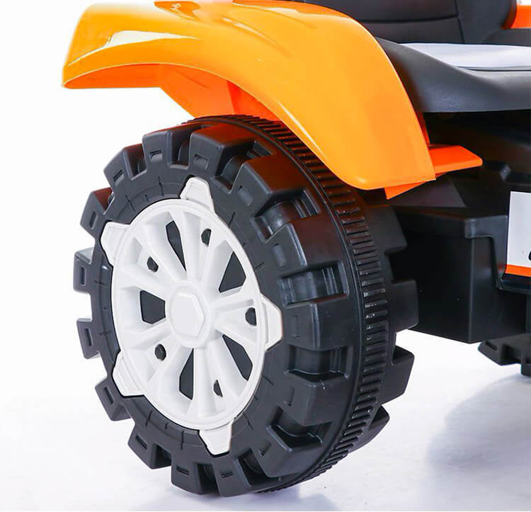 Escavatore Elettrico per Bambini 6V Kidfun Arancione e Bianco