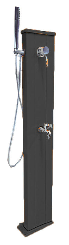 acquista Fontaine d'extérieur avec mitigeur et douche mobile Arkema Spring Anthracite