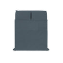 Set Lenzuola Sopra Sotto e 2 Federe Linea Water Washed Grigio Scuro