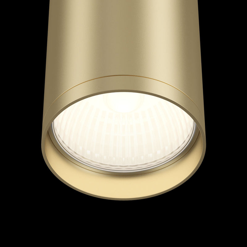 Plafoniera Ceiling & Wall in Metallo FOCUS S Opaco Oro