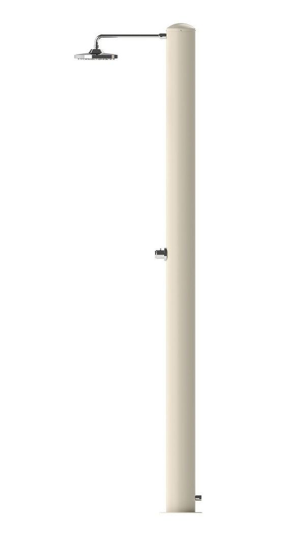 sconto Doccia Solare da Giardino 28 L Soffione Eco Rain e Miscelatore Temporizzato Tevere TB Bianco Perla