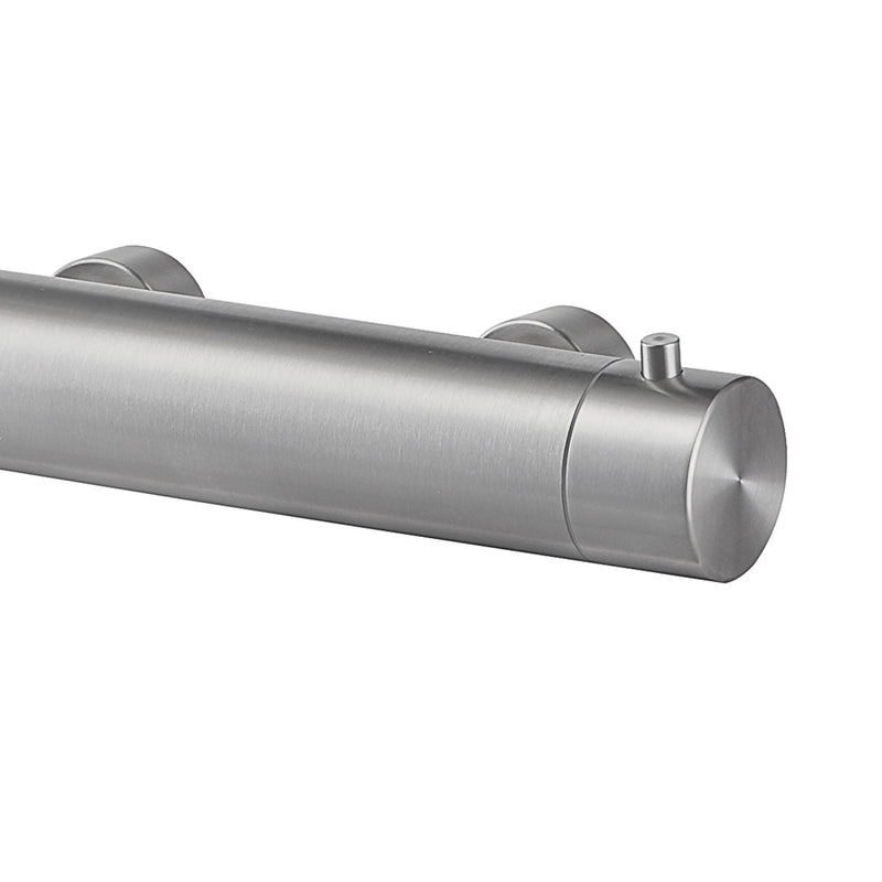 Doccia da Giardino da Parete Doppio Miscelatore con Doccetta Sined  Arborea Inox