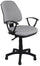 Chaise de bureau opérative en tissu gris Vandi