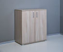 Armadietto Multiuso 2 Ante 72,3x36x81 cm in Truciolare Nobilitato Olmo