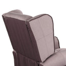 Poltrona Relax Reclinabile in Tessuto Tortora