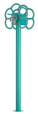 Fontana da Giardino con Rubinetto e Portatubo Integrato Belfer 42/SRF Turchese