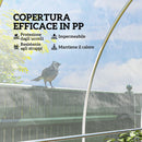 Copertura di Ricambio per Serra a Tunnel 6x10 m in PP Anti UV e Impermeabile Trasparente   