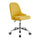 Sedia da Ufficio Operativa in Tessuto Lino Giallo