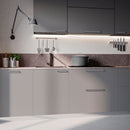 Set 20 Maniglie per Mobili 224 mm in Zama Emuca Zagreb Cromato