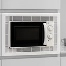 Cornice per Incasso di Forno a Microonde in Mobile da Cucina 60 cm in Plastica Emuca Bianca