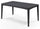 Table de Jardin 160x90x74 cm en Résine Keter Girona Anthracite