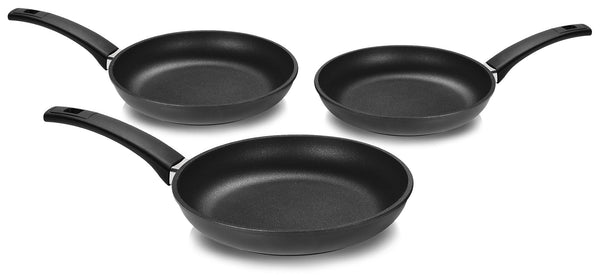 Set de 3 poêles à frire Ø20-24-28 cm en aluminium moulé sous pression antiadhésif Olympia Supreme acquista