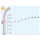 Doccia Solare da Giardino Miscelatore e Doccetta Arkema Dada Top Line Vari Colori
