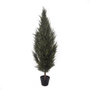 Pianta Artificiale Cipresso con Vaso H 167 cm